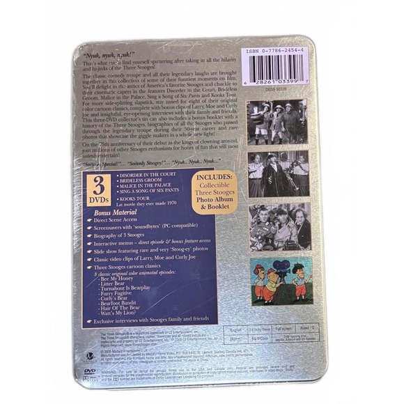 The Three Stooges 75th Anniversary‎ Collector's Edition DVD Set - Picture 2 of 4